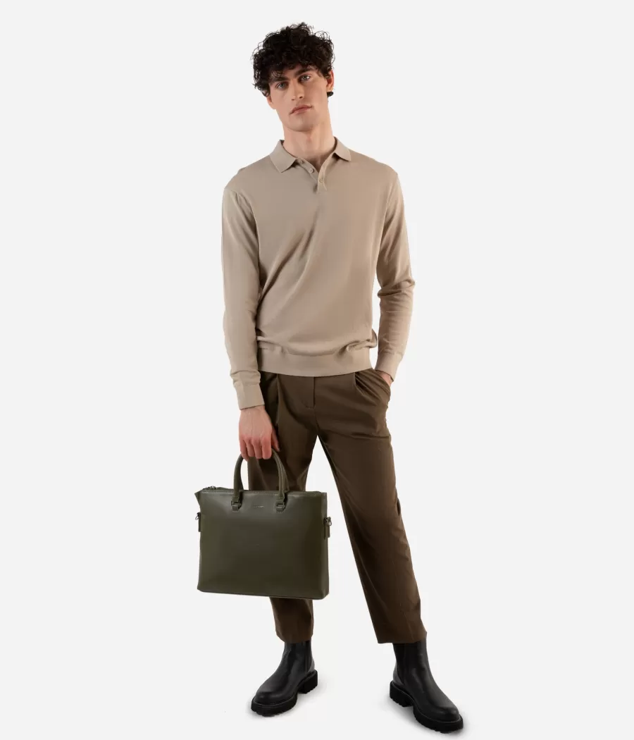 Matt & Nat Briefcases | Briefcases*ALBAN Vegan Briefcase - Vintage BLACK