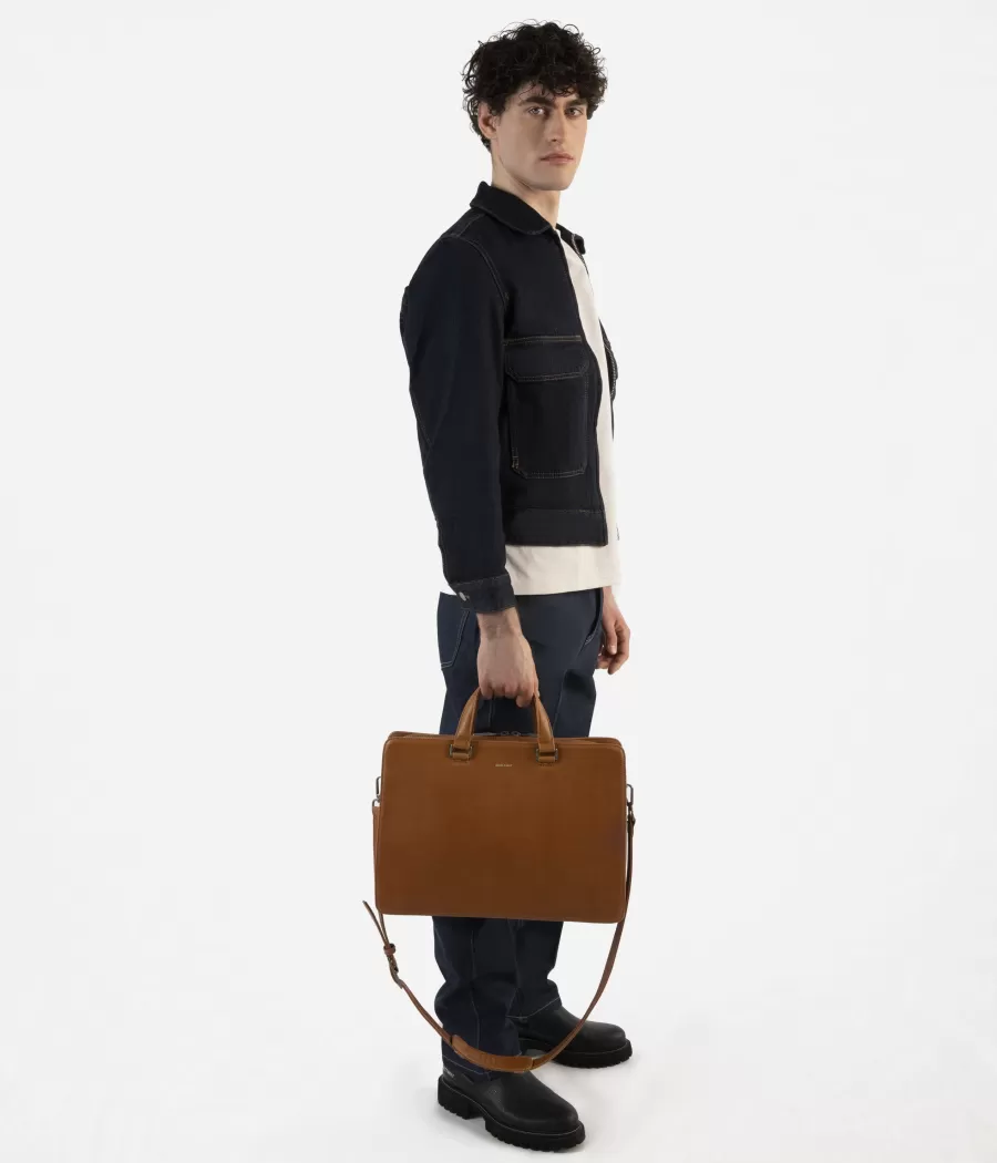Matt & Nat Briefcases | Briefcases*DAVID Vegan Briefcase - Vintage BLACK