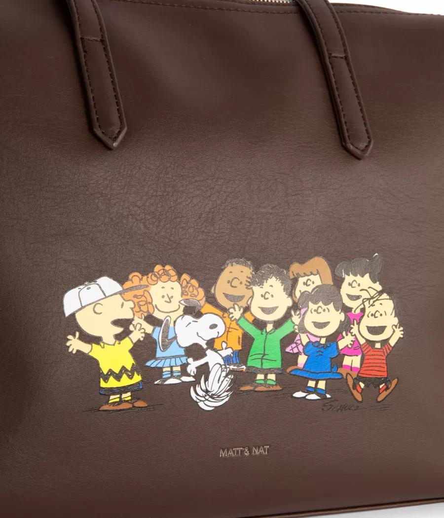 Matt Nat Totes Totes x PEANUTS ABBIP Vegan Tote Bag Peanuts Family Edition DECAF Recycled Leather Bags