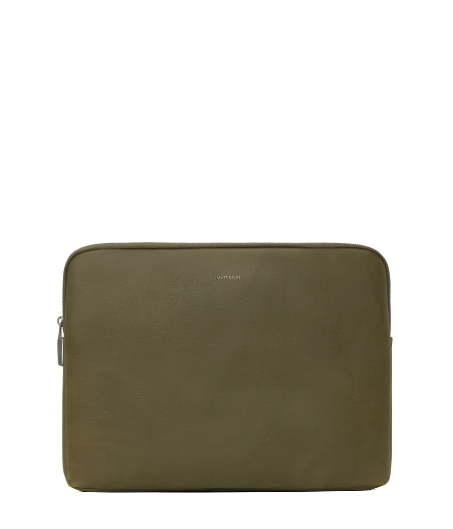 Matt & Nat Tech | Tech*OFIN 15 Inch Vegan Laptop Case - Vintage BLACK